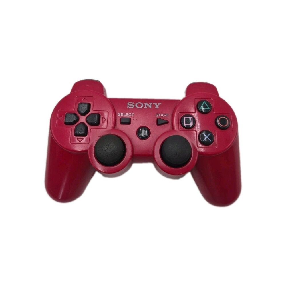 Genuine Sony PlayStation PS3 DUALSHOCK 3 SIXAXIS Controller OEM Red CECHZC2U